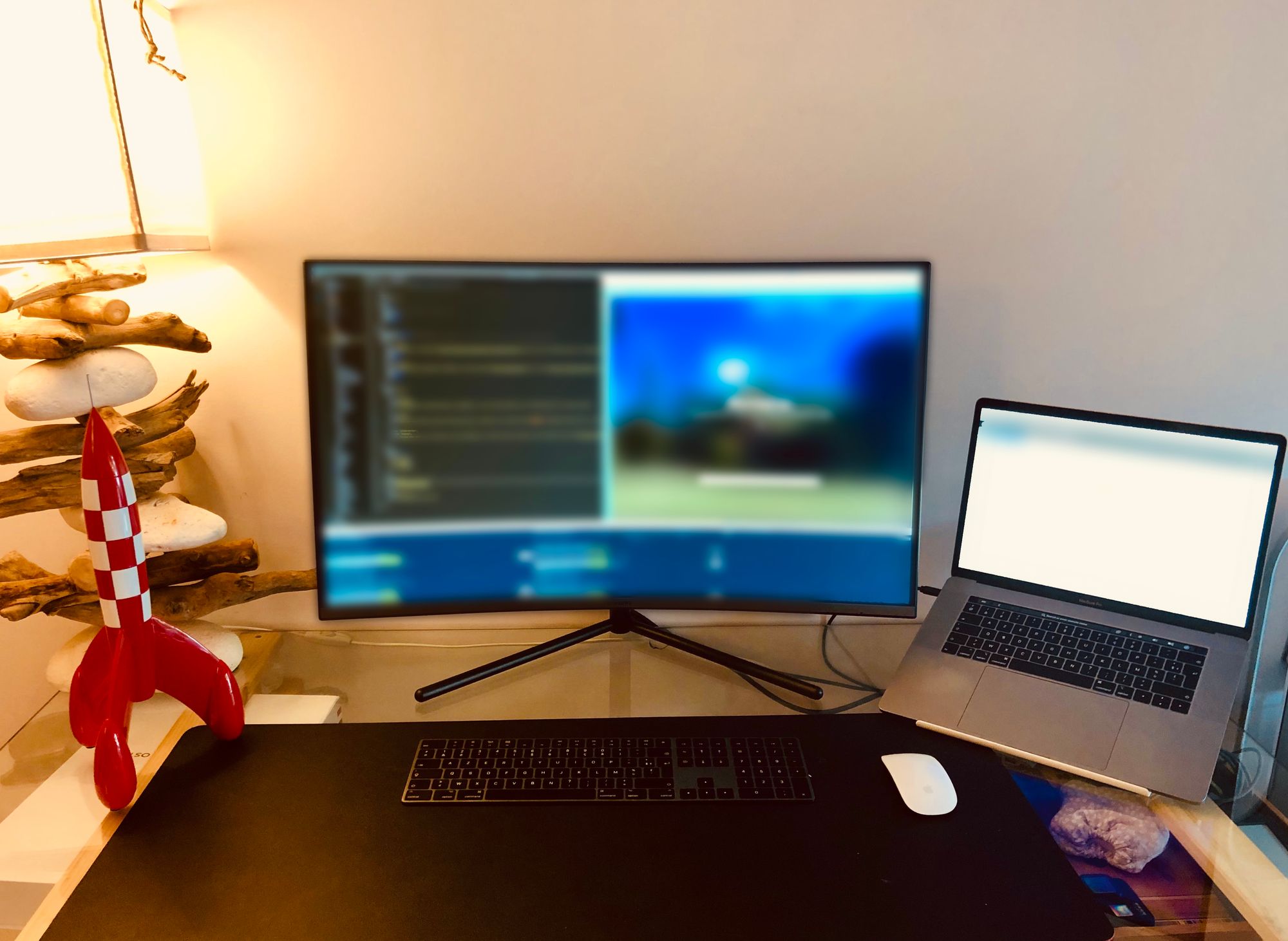 Home office: desk setup !